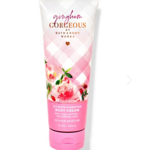NWT Gingham Gorgeous Ultimate Hydration Body Cream 8oz - Picture 3 of 4